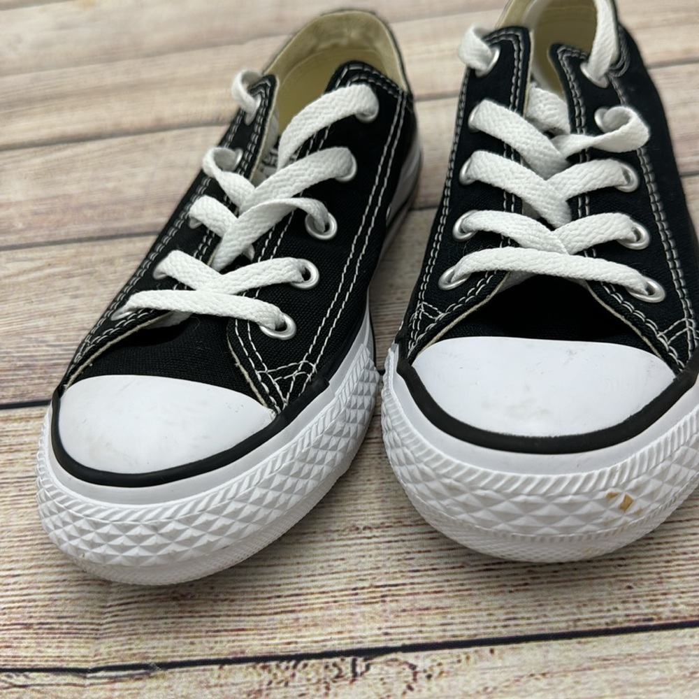 Converse All Star Black and White Sneakers Size 13 - Picture 4 of 6